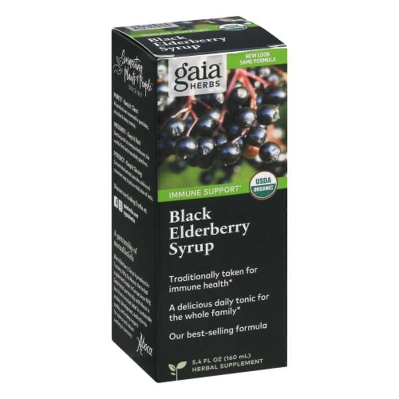 Gaia Herbs Black Elderberry Syrup Wegmans