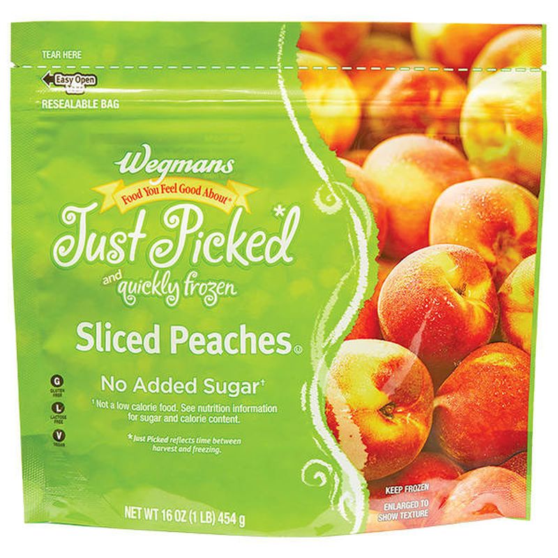 Wegmans Frozen Sliced Peaches Wegmans