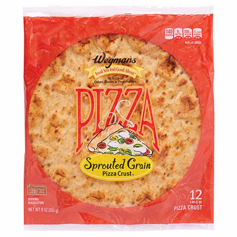 Wegmans Sprouted Grain Pizza Crust, 12 Inch Wegmans