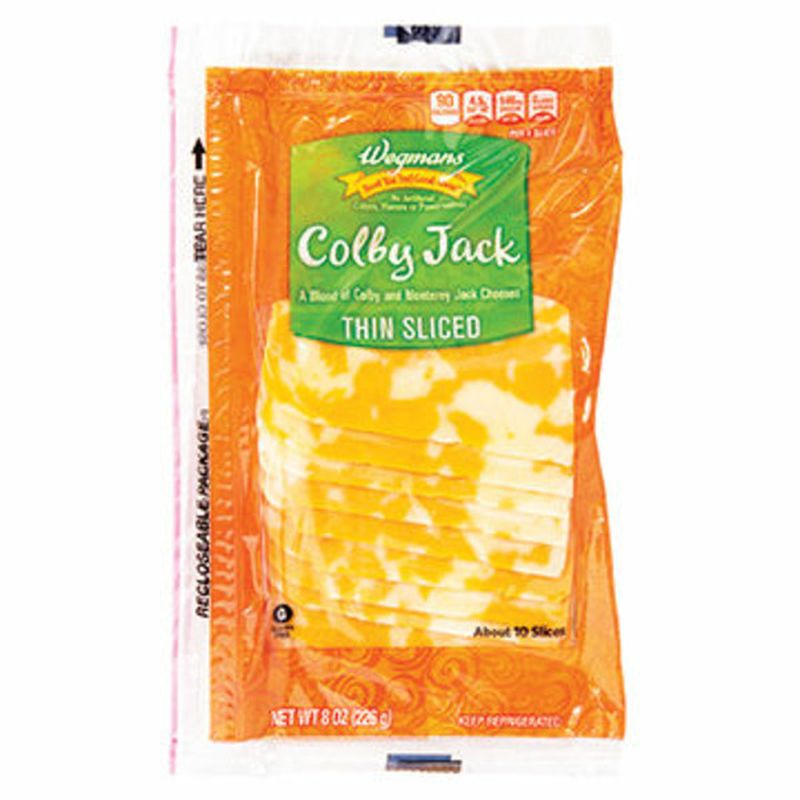 Wegmans Thin Sliced Colby Jack Cheese Wegmans