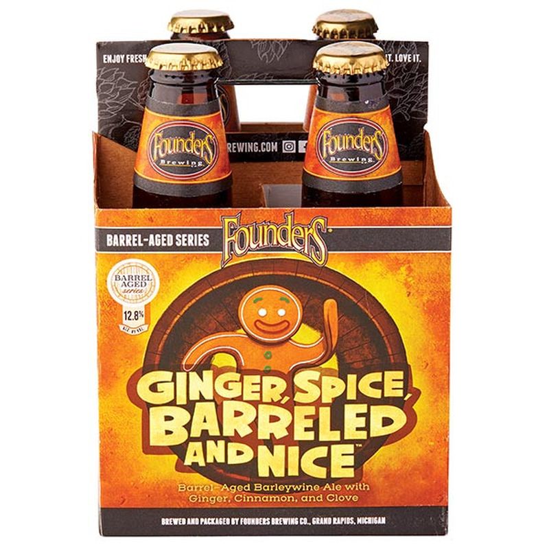 Founders Brewing Ginger Spice Barleywine Ale 4/16oz Bottles Wegmans