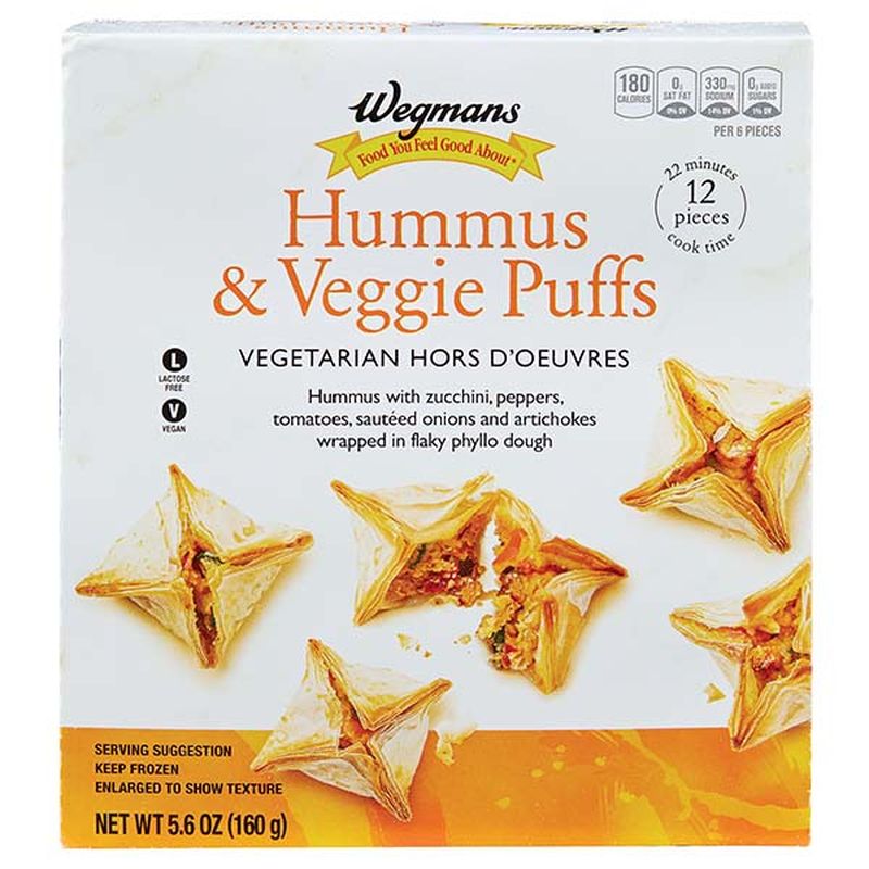 Wegmans Hummus & Veggie Puffs Vegetarian Hors D'Oeuvres Wegmans