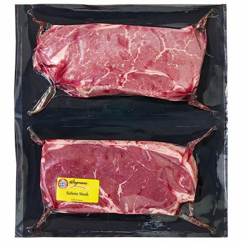 Wegmans Choice Sirloin Steak, FAMILY PACK Wegmans