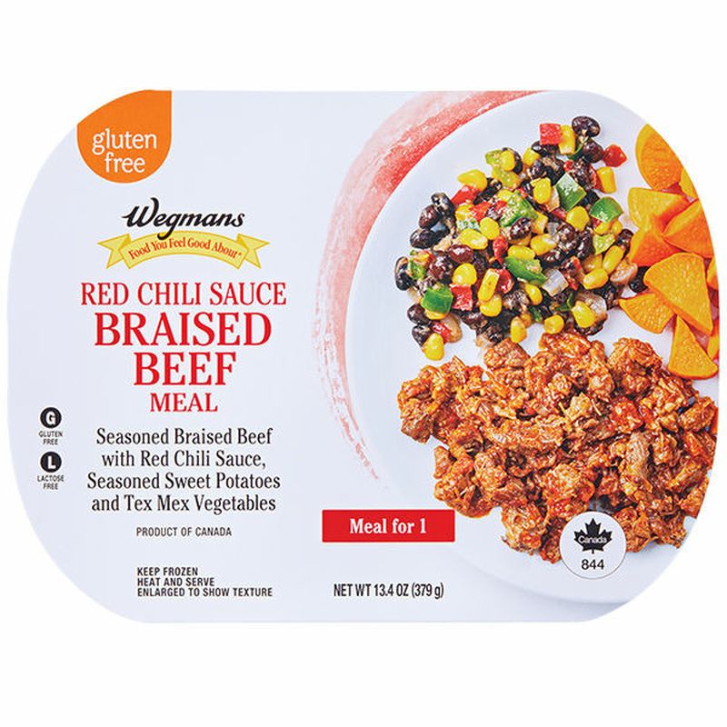 Wegmans Frozen Red Chili Braised Beef Entree Wegmans