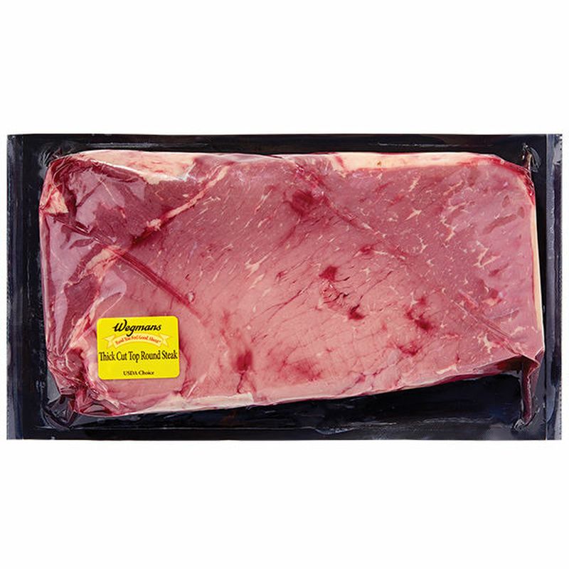 Wegmans Choice Thick Cut Top Round Steak Wegmans