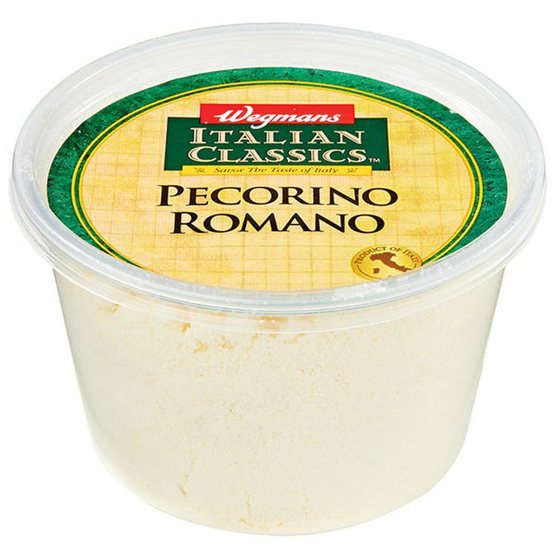Wegmans Italian Classics Pecorino Romano Cheese Grated Wegmans
