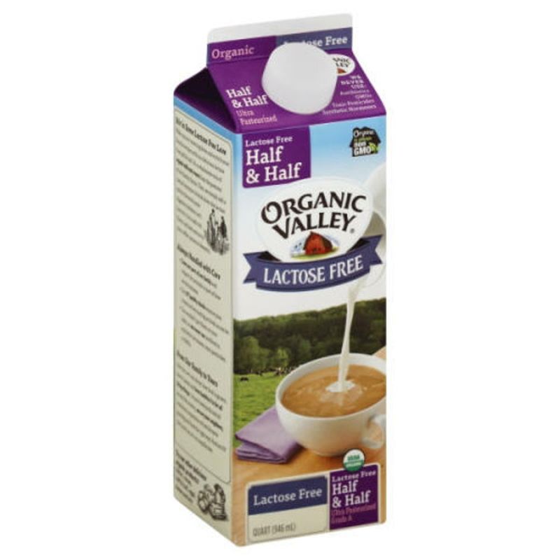 Organic Valley Half & Half, Lactose Free Wegmans