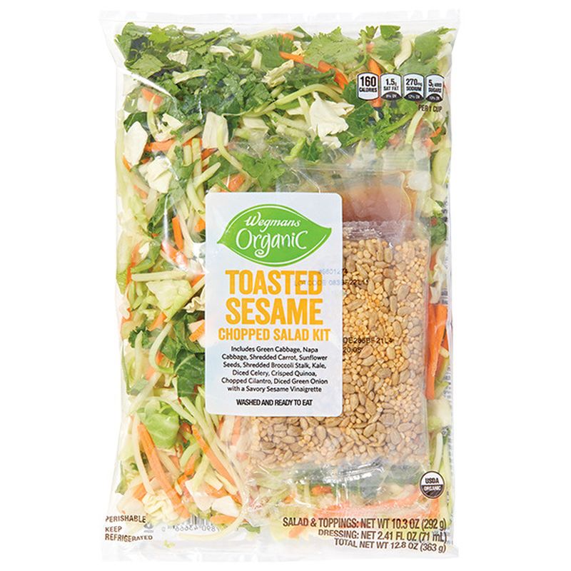 Wegmans Organic Toasted Sesame Chopped Salad Kit Wegmans