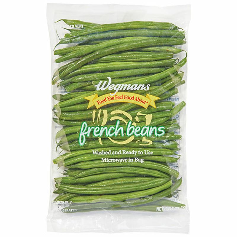 Wegmans Cleaned & Cut Microwavable French Beans Wegmans