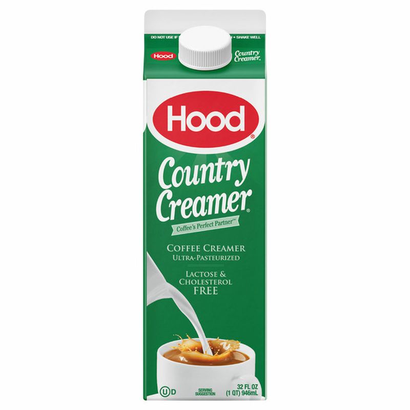 Hood Country Creamer Coffee Creamer, Lactose & Cholesterol Free, Ultra