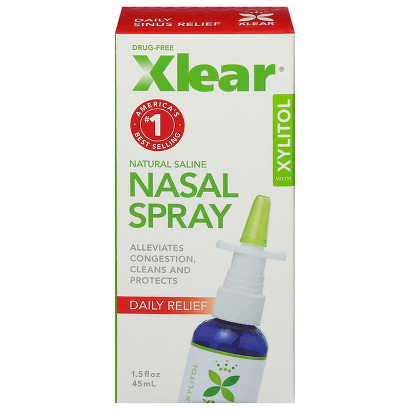 Xlear Daily Nasal Spray, with Xylitol, Daily Relief, DrugFree Wegmans