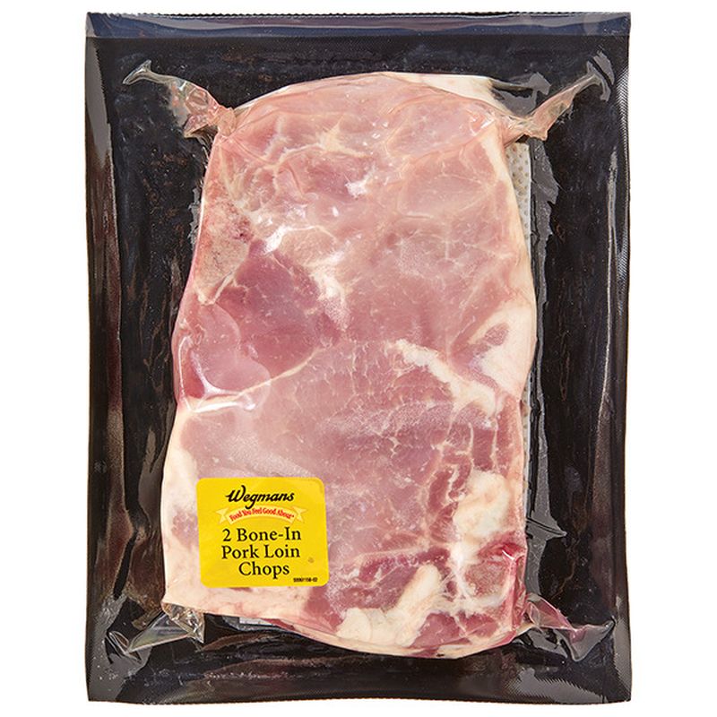 Wegmans BoneIn Pork Loin Chops Wegmans