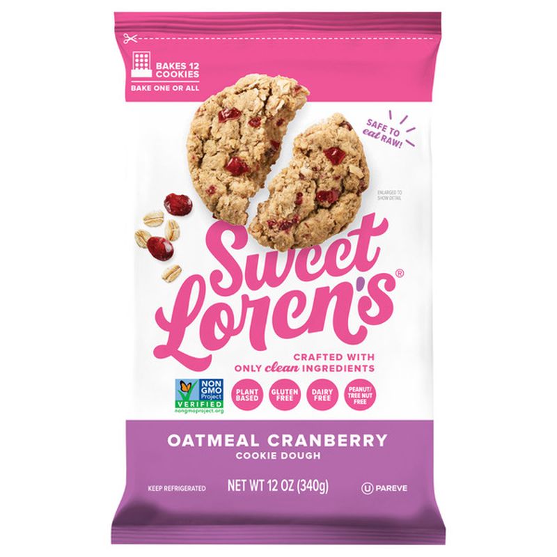 Sweet Loren's Cookie Dough, Oatmeal Cranberry Wegmans