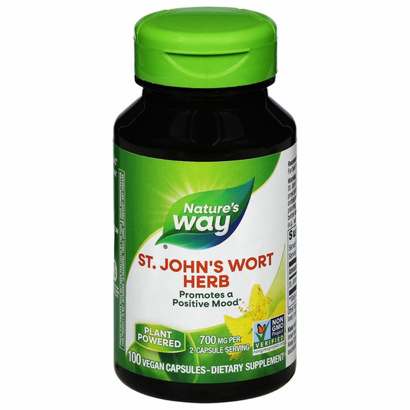 Nature's Way St. John's Wort Herb, 700 mg, Vegan Capsules Wegmans