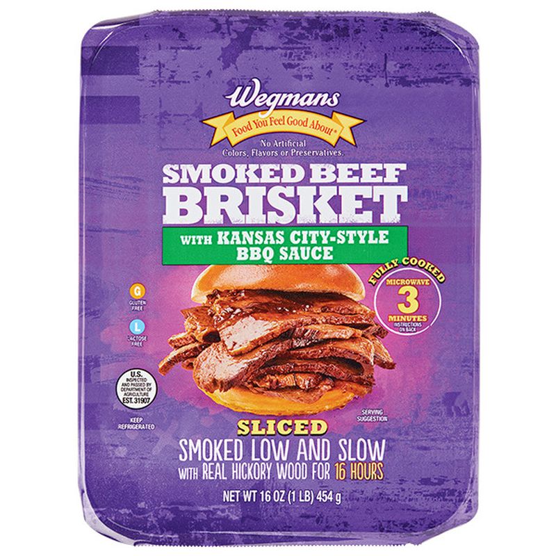 Wegmans Smoked Beef Brisket with Kansas City Style BBQ Sauce Wegmans