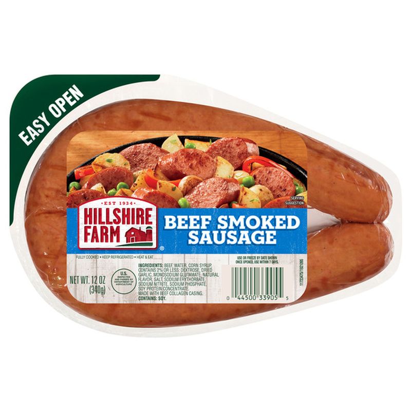 Hillshire Farm Smoked Sausage, Beef Wegmans
