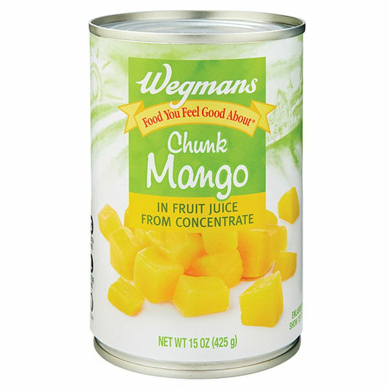 Wegmans Canned Chunk Mango in Fruit Juice from Concentrate Wegmans