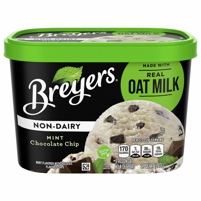 Breyers Frozen Milk Dessert, Mint Chocolate Chip, NonDairy Wegmans