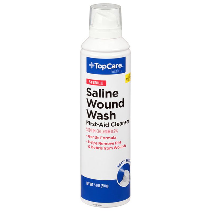 TopCare Health Saline Wound Wash, Sterile Wegmans