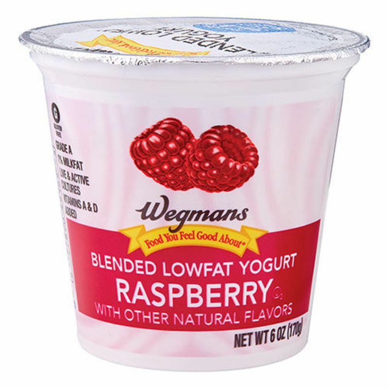 Wegmans Lowfat Blended Raspberry Yogurt Wegmans