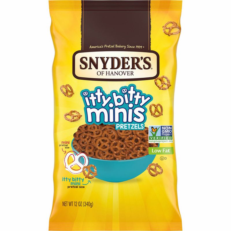 Snyder's of Hanover Itty Bitty Minis Pretzels Wegmans
