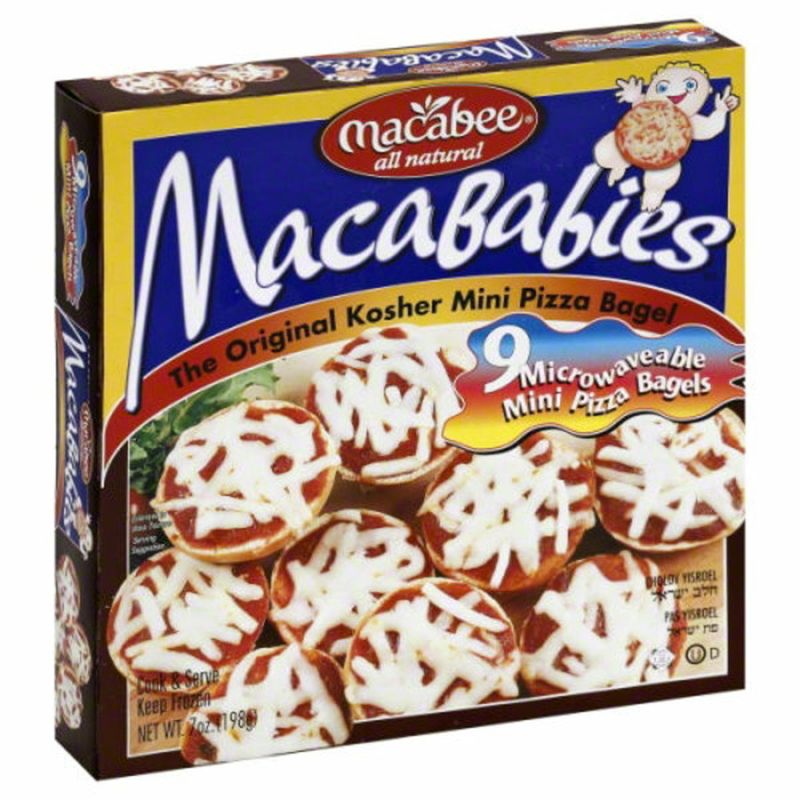 Macabee MacaBabies Bagels, Mini, Pizza Wegmans