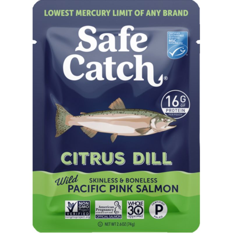 Safe Catch Citrus Dill Wild Pink Salmon Pouch
