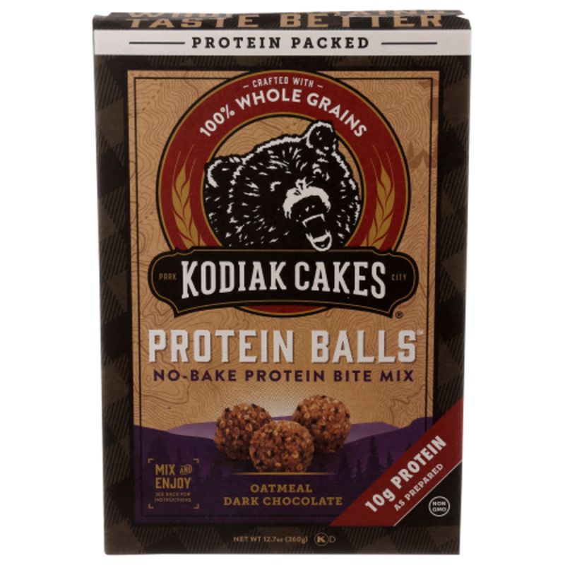 Kodiak Cakes Oatmeal Dark Chocolate Protein Balls No-Bake Protein