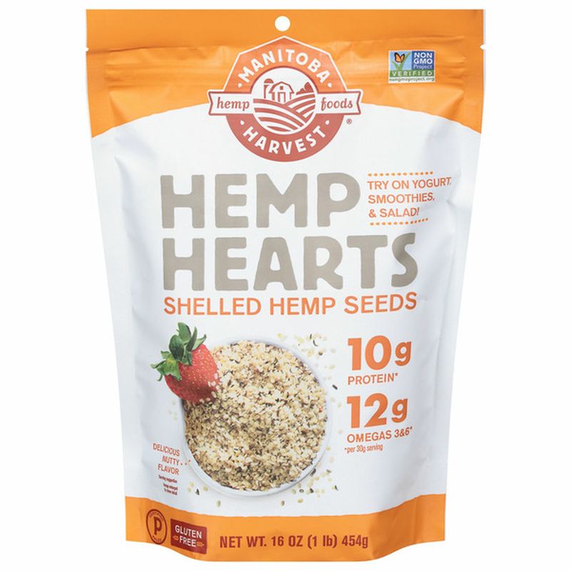 Manitoba Harvest Hemp Hearts Hemp Seeds, Shelled, Nutty Flavor Wegmans