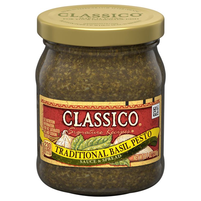 Classico Sauce & Spread, Traditional Basil Pesto Wegmans