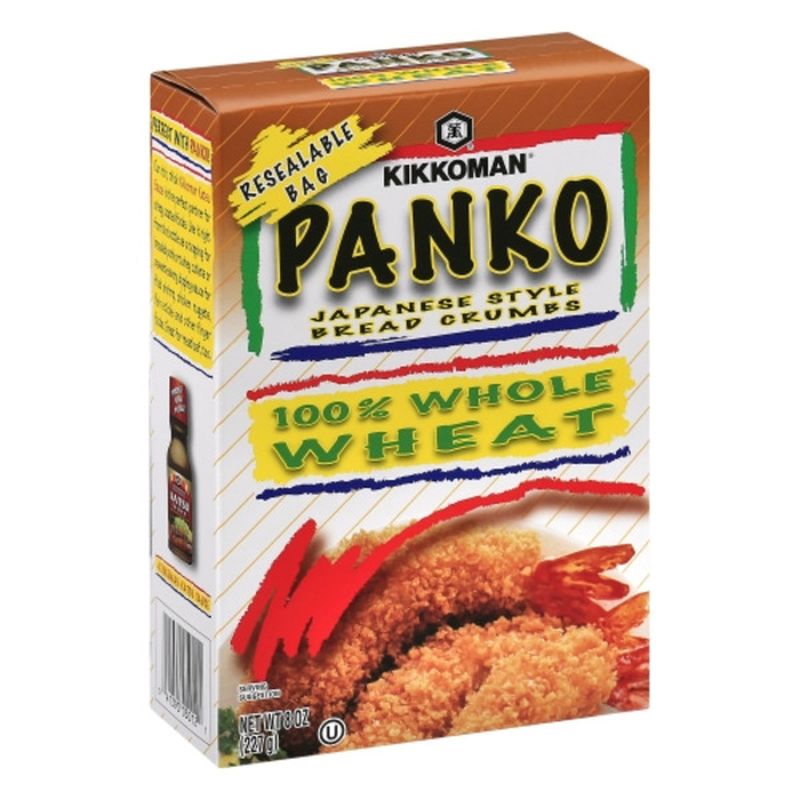 Kikkoman Bread Crumbs, 100 Whole Wheat, Panko, Japanese Style Wegmans