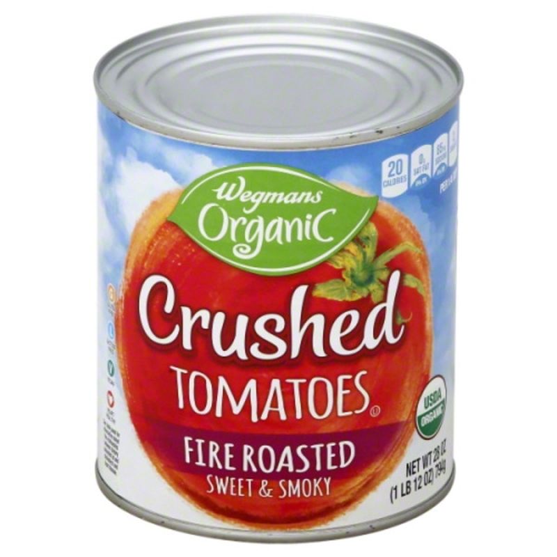 Wegmans Organic Fire Roasted Crushed Tomatoes Wegmans 