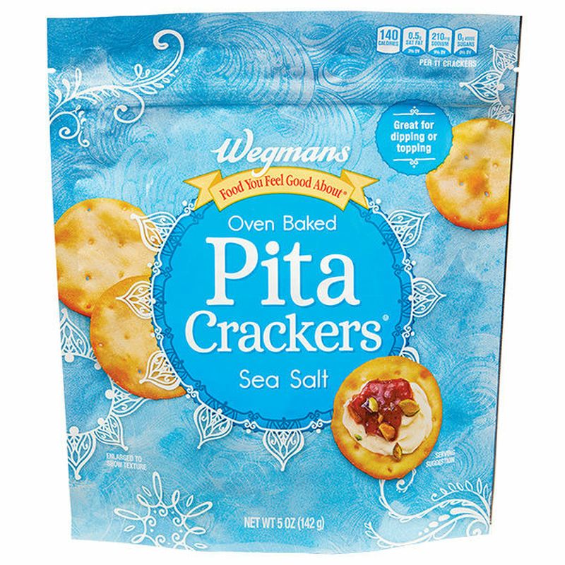 Wegmans Oven Baked Sea Salt Pita Crackers Wegmans