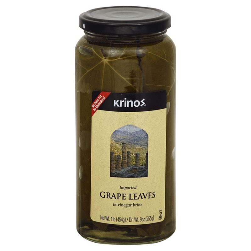 Krinos Grape Leaves, Imported, in Vinegar Brine Wegmans