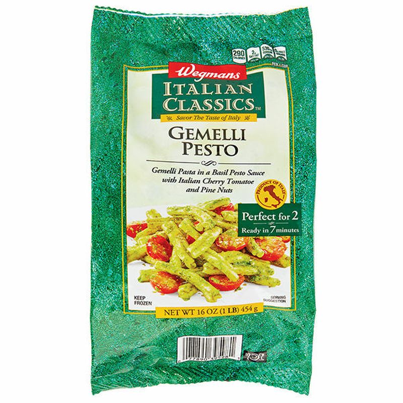 Wegmans Italian Classics Frozen Gemelli Pesto Wegmans