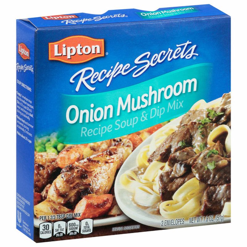 Lipton Recipe Secrets Recipe Soup & Dip Mix, Onion Mushroom Wegmans
