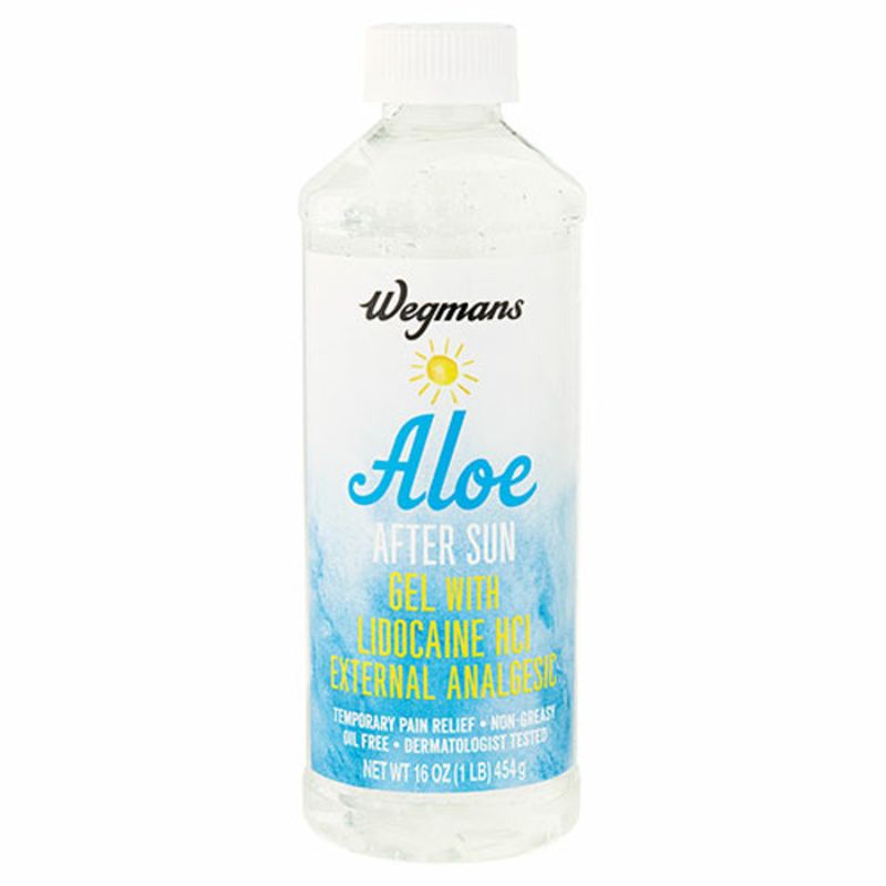 Wegmans Aloe After Sun Gel with Lidocaine HCI External Analgesic Wegmans