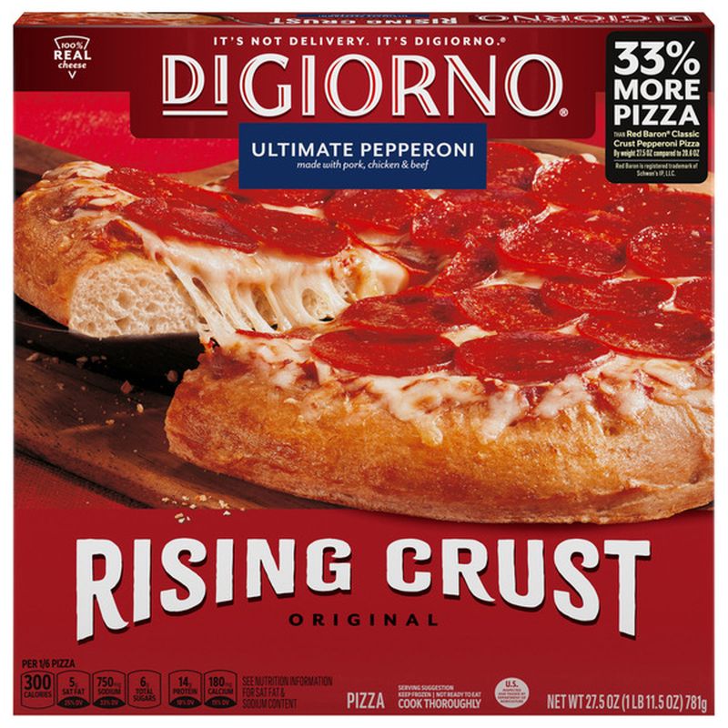 DiGiorno Pizza, Rising Crust, Original, Ultimate Pepperoni Wegmans