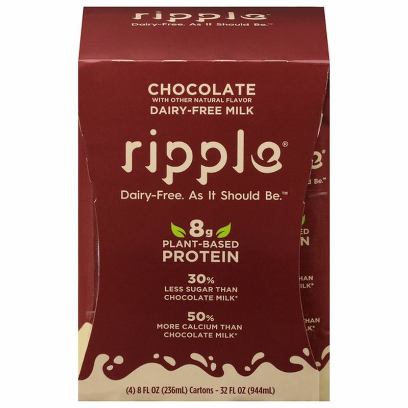 Ripple Milk, DairyFree, Chocolate Wegmans