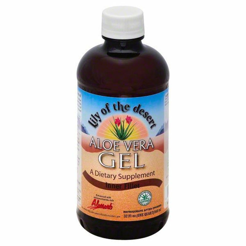 Lily of the desert aloe vera gel inner fillet top