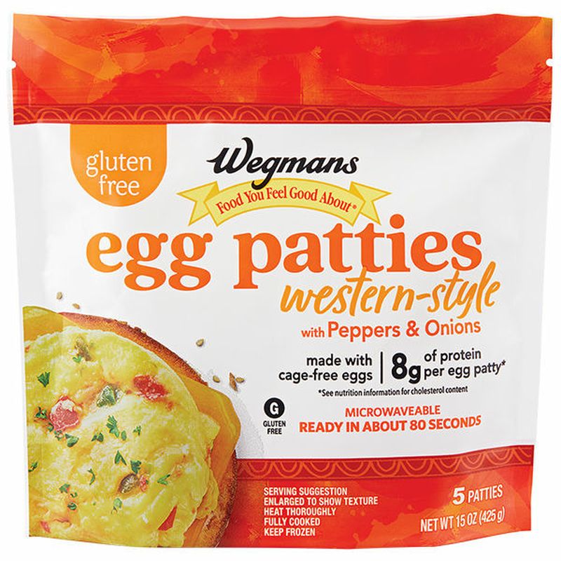 Wegmans Gluten Free WesternStyle Egg Patties with Peppers & Onions, 5