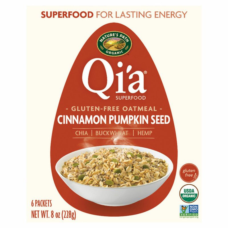 Nature's Path Qi'a Oatmeal, Cinnamon Pumpkin Seed Wegmans