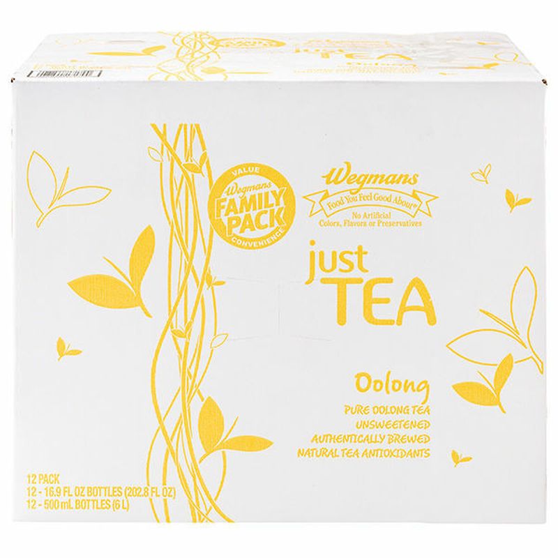 Wegmans Just Tea Oolong Tea 12 Pack FAMILY PACK Wegmans