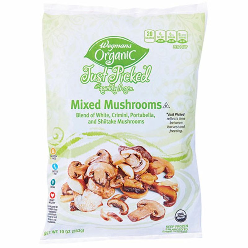 Wegmans Organic Frozen Mixed Mushrooms Wegmans