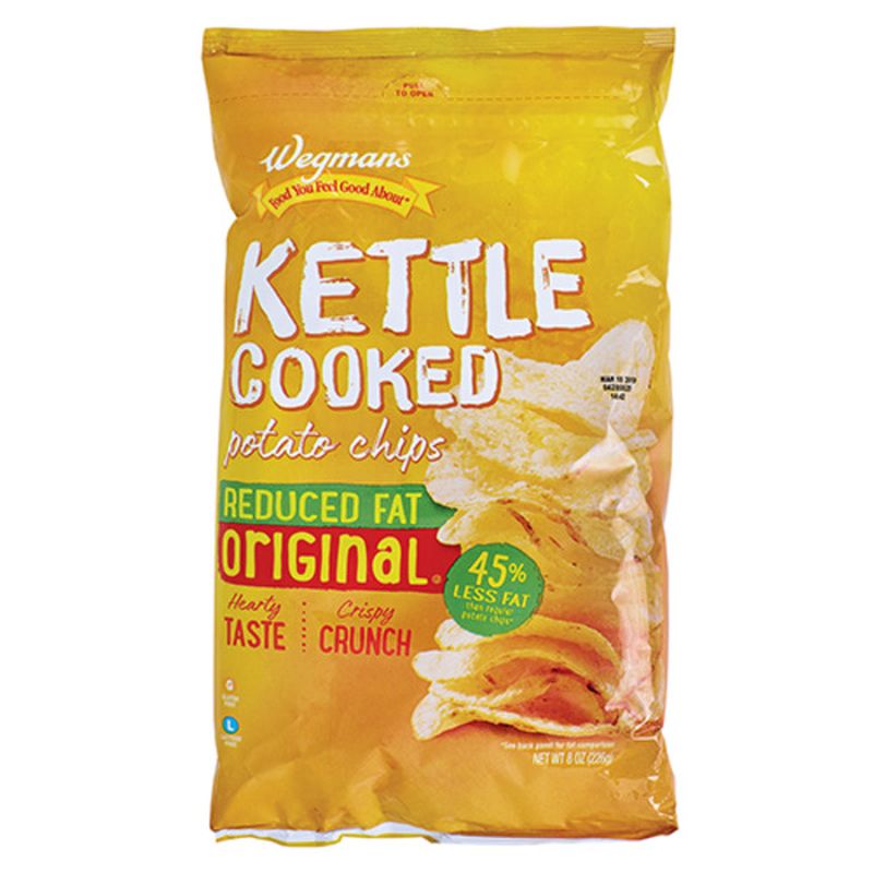 Wegmans Reduced Fat Original Kettle Cooked Potato Chips Wegmans