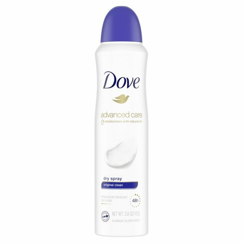 Dove Advanced Care Antiperspirant Deodorant, Original Clean, Dry Spray