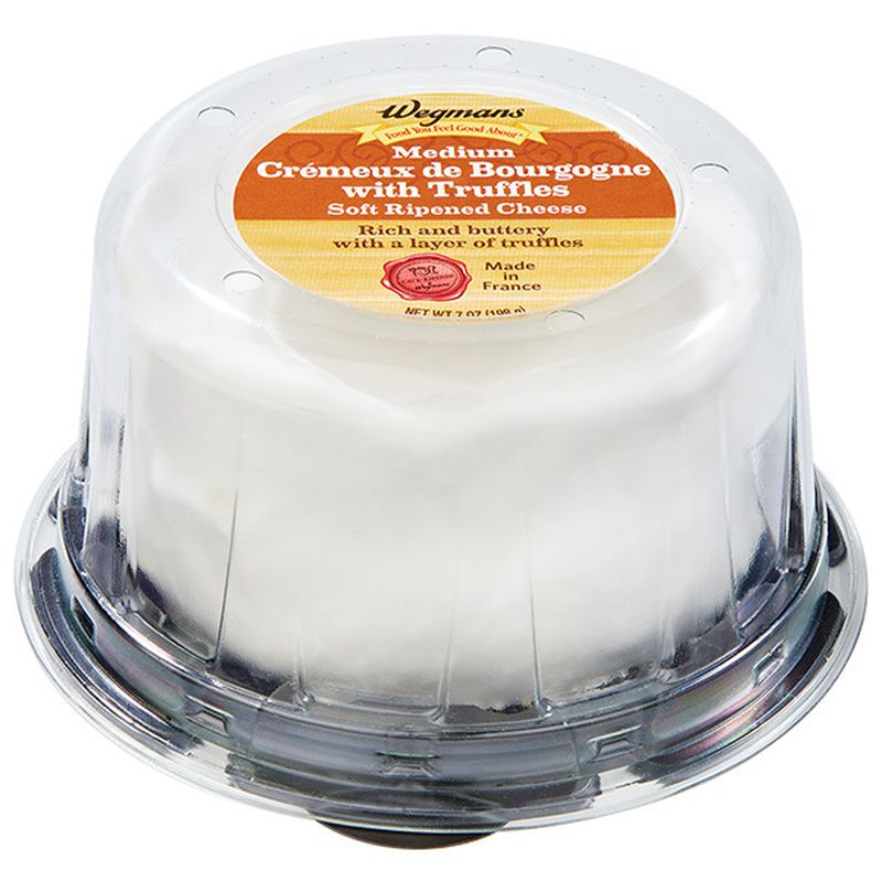 Wegmans CaveRipened Medium Cremeux de Bourgogne with Truffles Soft