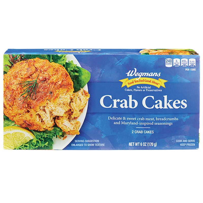 Wegmans Frozen Crab Cakes, 2 Pack Wegmans