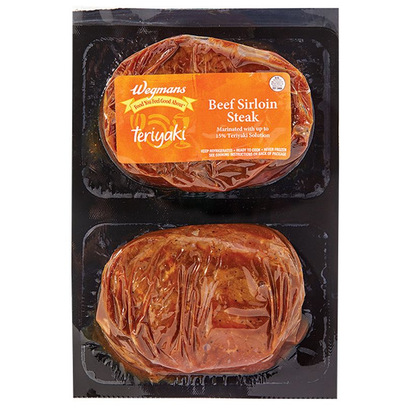 Wegmans Teriyaki Marinated Beef Sirloin Steak Wegmans