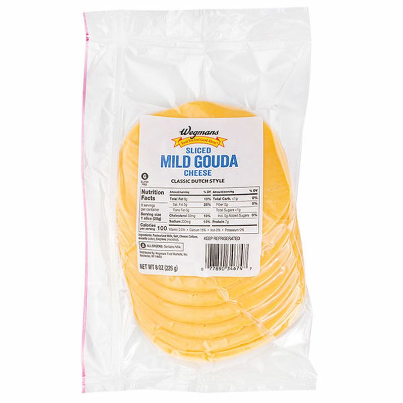 Wegmans Mild Sliced Gouda Cheese Wegmans